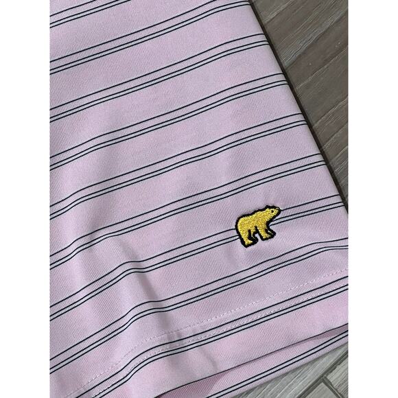 Mens Coral Pink Jack Nicklaus Polo Shirt Golf Short Sleeve Size L Large #166-H - Picture 3 of 4